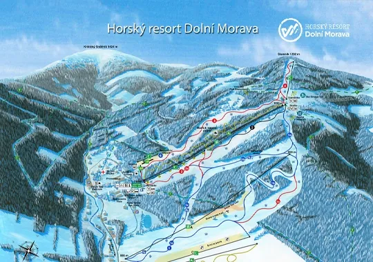 Horský resort Dolní Morava, cca 34 km