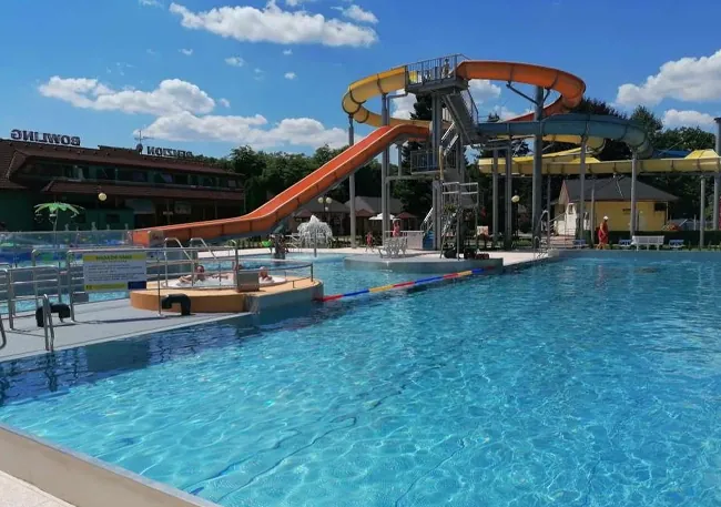 Aquapark Žamberk, přibližně 30 km